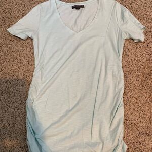 A Pea in the Pod Soft Mint V-Neck Tee
